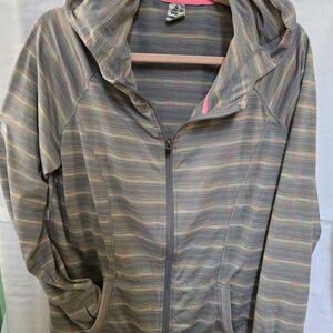 Striped Women's Hooded Jacket